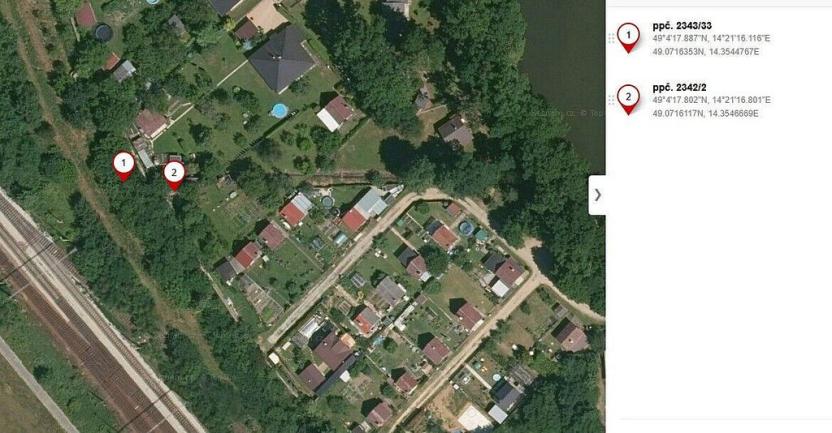 Prodej pozemku, Zliv, 788 m2