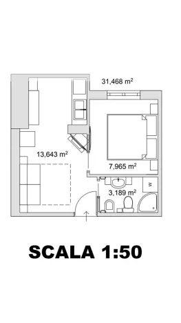 Prodej bytu 2+kk, Scalea, Itálie, 50 m2
