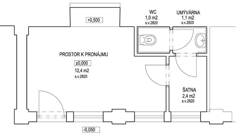 Pronájem obchodního prostoru, Brandýs nad Labem-Stará Boleslav, Boleslavská, 18 m2