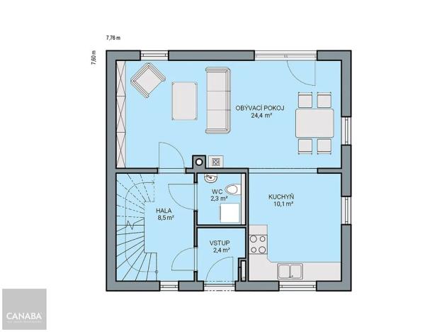 Prodej rodinného domu, Klamoš, 97 m2