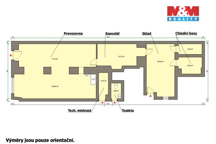 Pronájem obchodního prostoru, Planá, náměstí Svobody, 95 m2