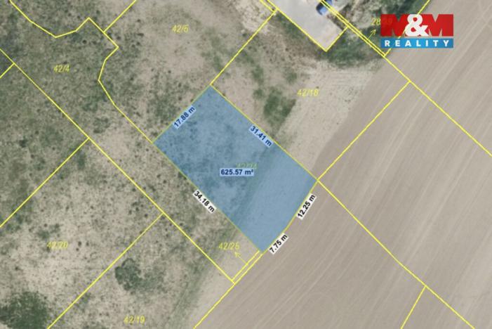 Prodej pozemku pro bydlení, Dříteč, 625 m2