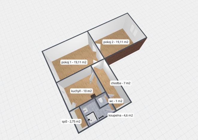 Pronájem bytu 2+1, Uherské Hradiště, Tř. Maršála Malinovského, 64 m2
