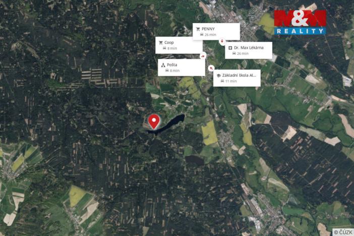 Prodej zahrady, Nová Ves, 536 m2