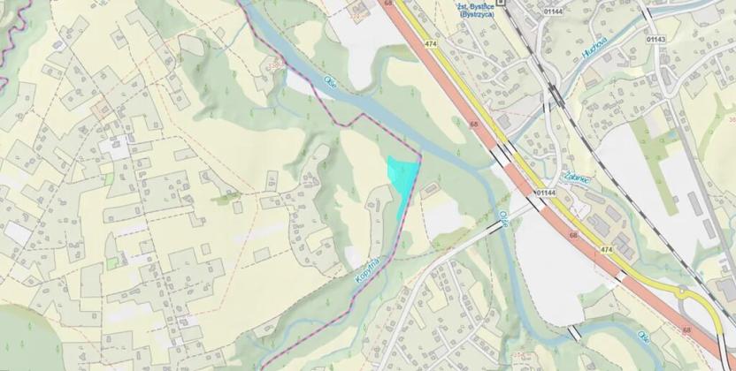 Dražba pozemku, Vendryně, 8903 m2