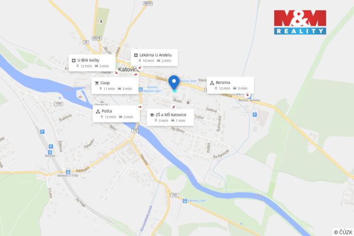 Prodej pozemku pro bydlení, Katovice, 1483 m2
