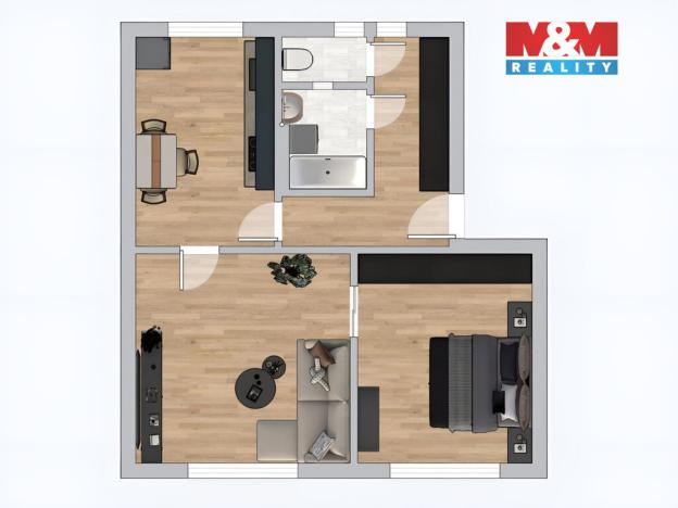 Prodej bytu 2+1, Žacléř, Na Pilíři, 57 m2