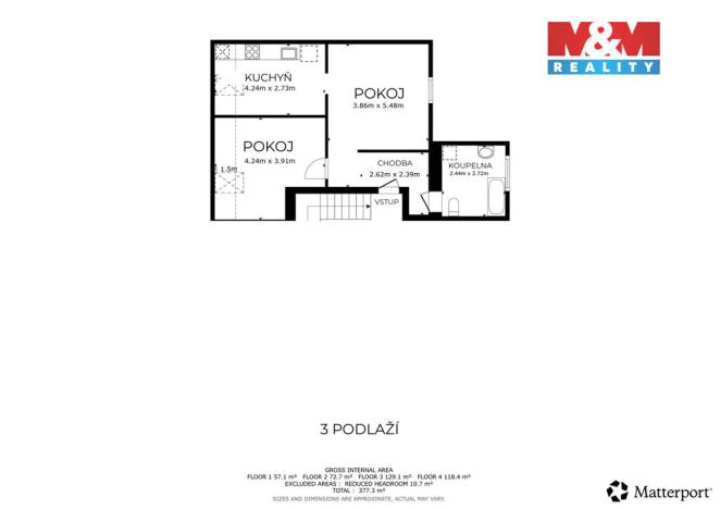 Prodej bytu 2+1, Ostrava - Koblov, Žabník, 58 m2