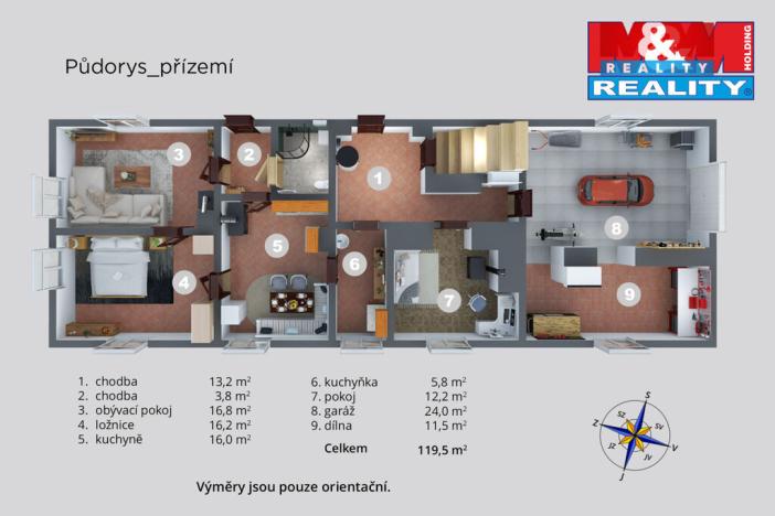 Prodej chalupy, Děkov, 250 m2