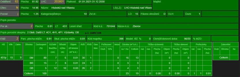 Prodej podílu lesa, Ledenice, 4462 m2