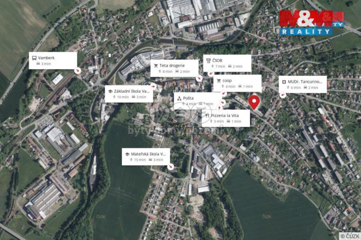 Pronájem bytu 1+1, Vamberk, Struha, 38 m2