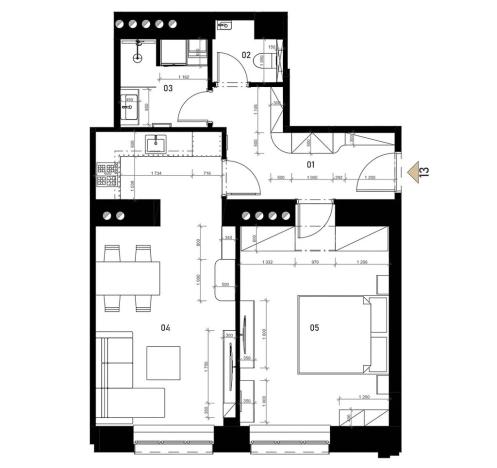 Prodej bytu 2+kk, Praha - Břevnov, Pod Drinopolem, 60 m2