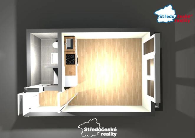 Pronájem bytu 1+kk, Ústí nad Labem, Hoření, 21 m2