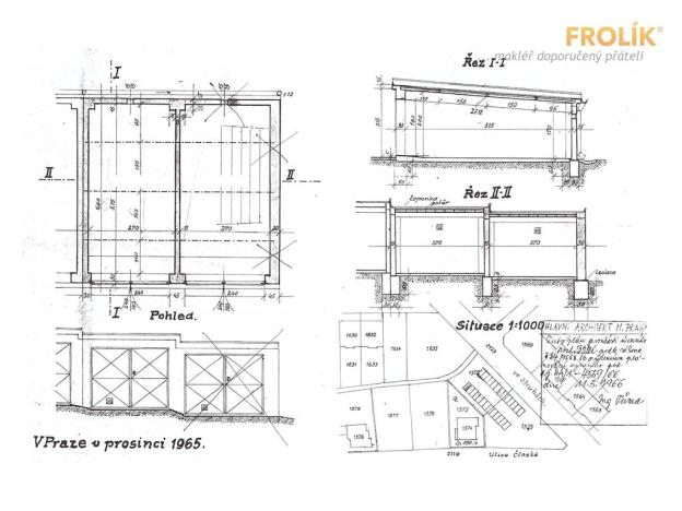 Prodej garáže, Praha - Bubeneč, Ve struhách, 15 m2