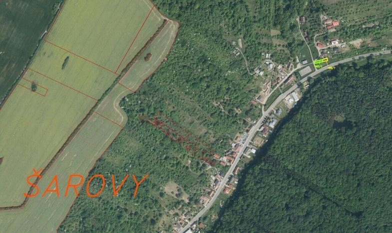 Prodej pozemku, Šarovy, 286 m2