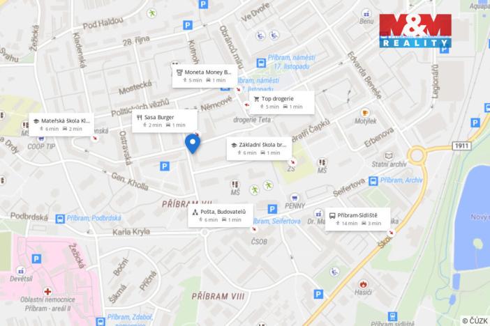 Pronájem bytu 2+1, Příbram - Příbram VII, S. K. Neumanna, 49 m2