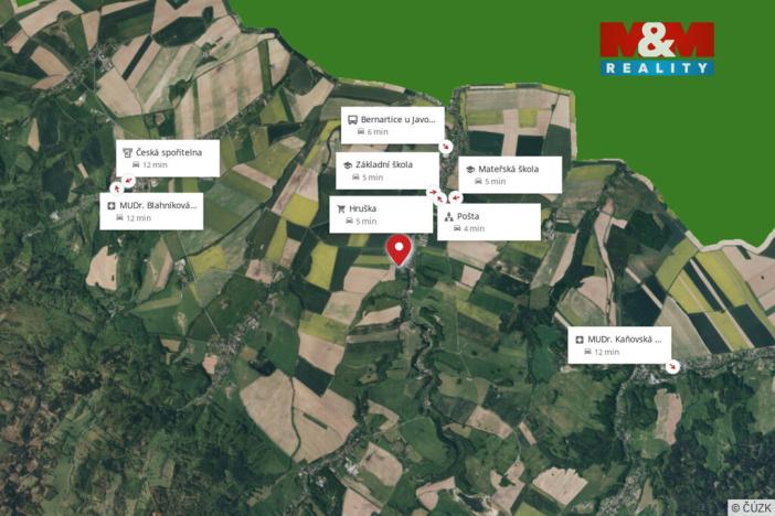 Prodej zahrady, Bernartice, 8163 m2