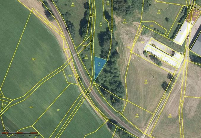 Prodej podílu pozemku, Pustá Kamenice, 960 m2