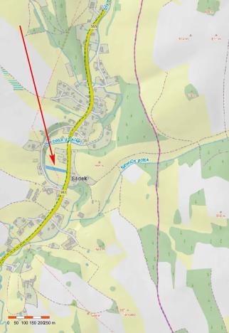 Prodej zahrady, Sádek, 2270 m2