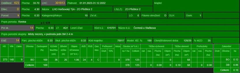 Prodej lesa, Čermná, 9742 m2