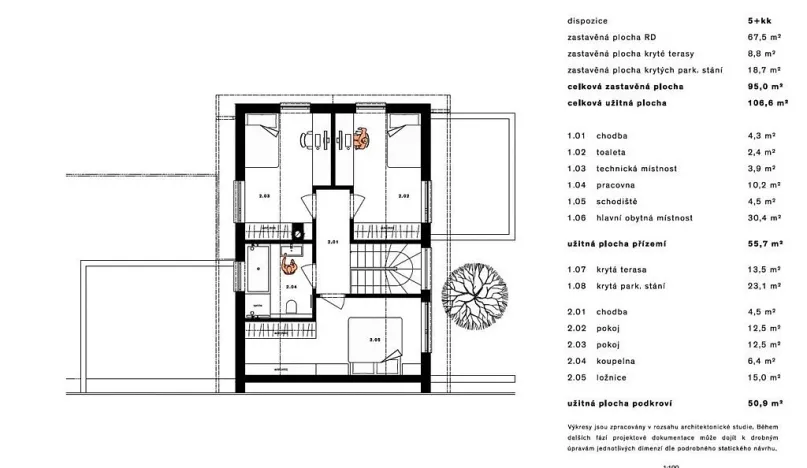 Prodej rodinného domu, Ratenice, 107 m2