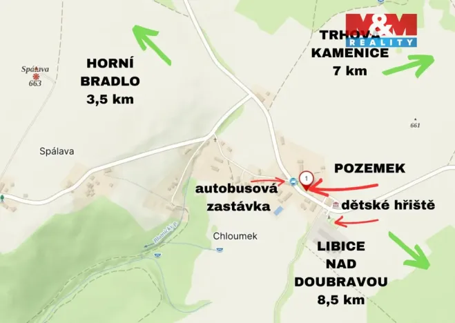 Prodej pozemku pro bydlení, Libice nad Doubravou - Chloumek, 1019 m2
