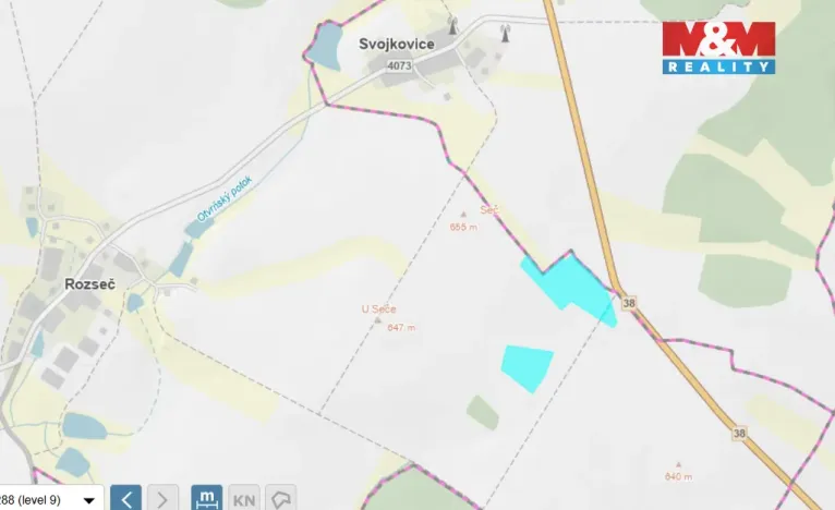 Prodej pole, Rozseč, 83004 m2