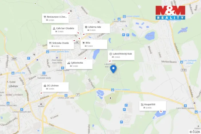 Prodej zahrady, Litvínov - Horní Litvínov, 420 m2