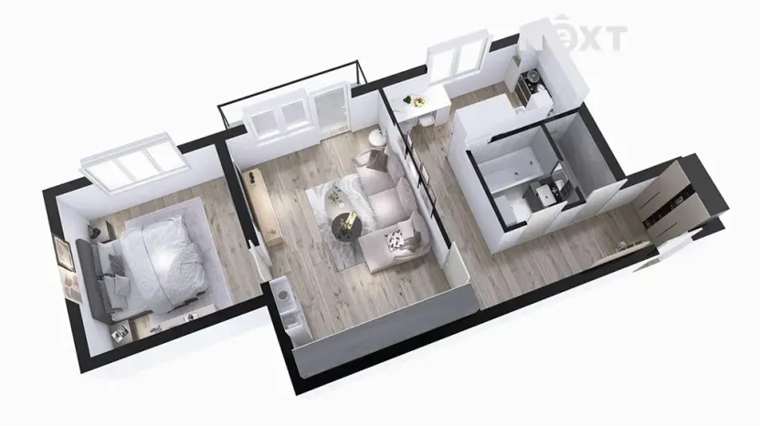 Prodej bytu 2+1, Přerov, bří Hovůrkových, 50 m2