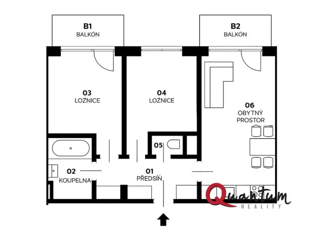 Prodej bytu 3+kk, Praha - Michle, Na líše, 63 m2
