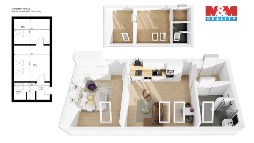 Prodej ubytování, Novosedly, 176 m2