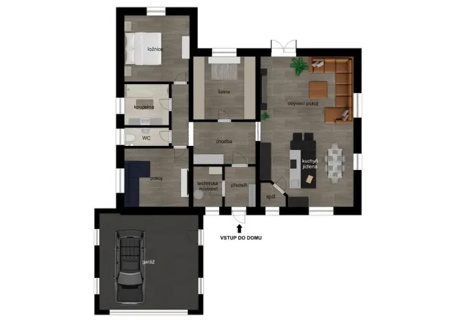 Prodej rodinného domu, Kaplice, Polní, 240 m2