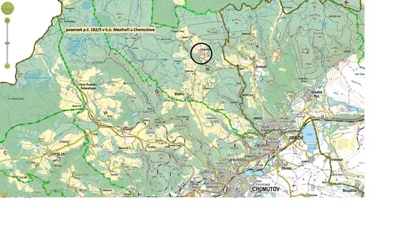 Prodej lesa, Blatno, 1106 m2