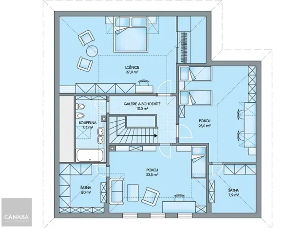 Prodej rodinného domu, Psáry, 244 m2