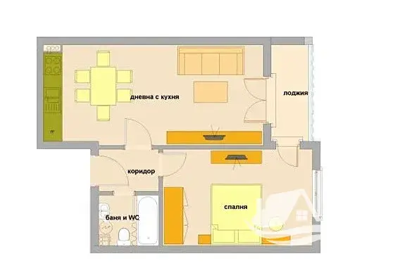 Prodej bytu 2+kk, Bjala, Bulharsko, 53 m2