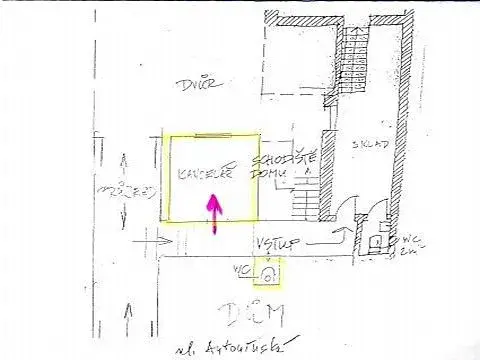 Pronájem kanceláře, Brno, Antonínská, 13 m2