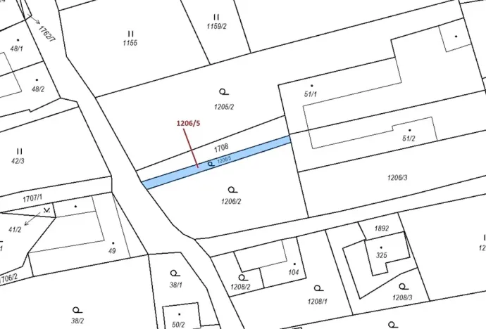 Dražba zahrady, Jílovice, 95 m2