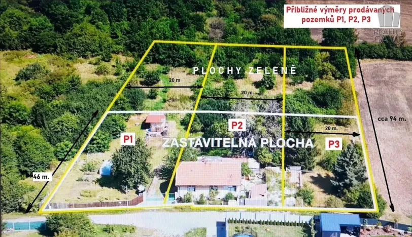 Prodej pozemku, Kozomín, 1880 m2