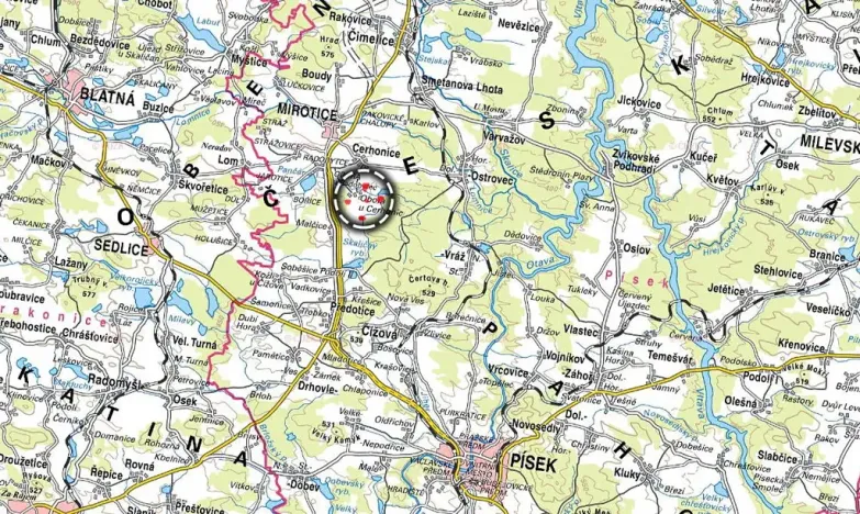 Prodej louky, Cerhonice, 41957 m2