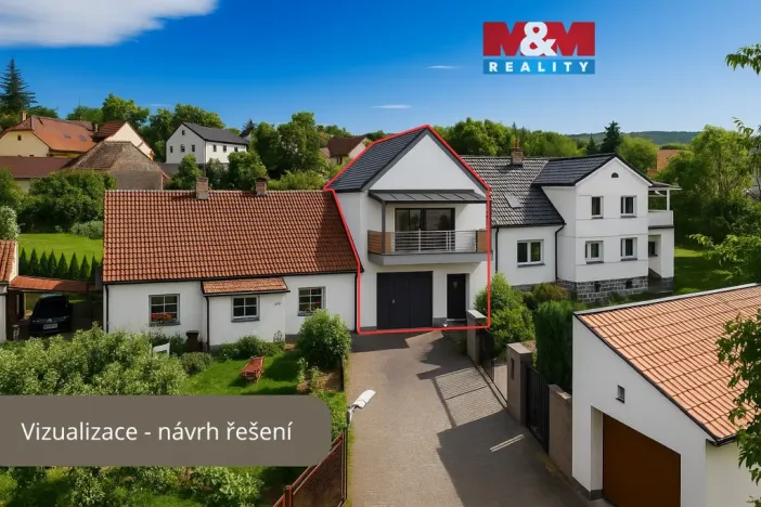 Prodej rodinného domu, Domažlice - Bezděkovské Předměstí, Hruškova, 65 m2