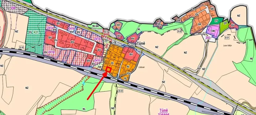Prodej pozemku pro bydlení, Pomezí nad Ohří, Tůně, 417 m2
