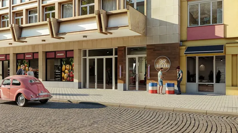Prodej obchodního prostoru, Praha - Vršovice, Kubánské náměstí, 113 m2
