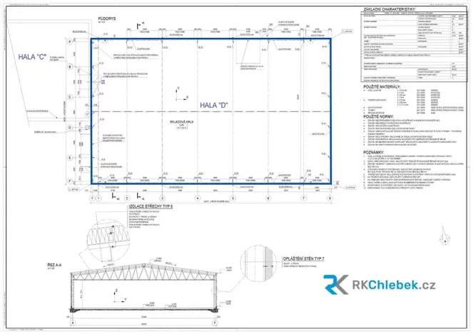 Pronájem skladu, Frýdek-Místek, Národních mučedníků, 1279 m2
