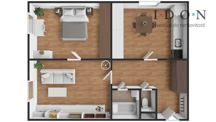 Prodej bytu 2+1, Ostrava, Gustava Klimenta, 55 m2