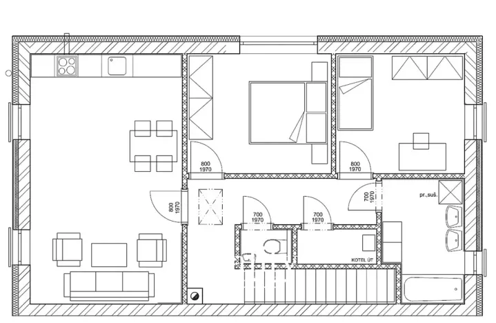 Pronájem bytu 3+kk, Jihlava, Na Nivách, 62 m2