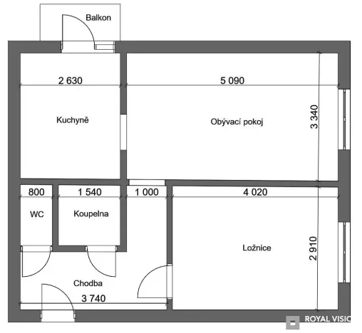 Prodej bytu 2+1, Ostrava, Petra Křičky, 51 m2