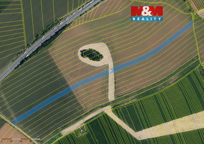 Prodej pole, Šlapanice - Bedřichovice, 23414 m2