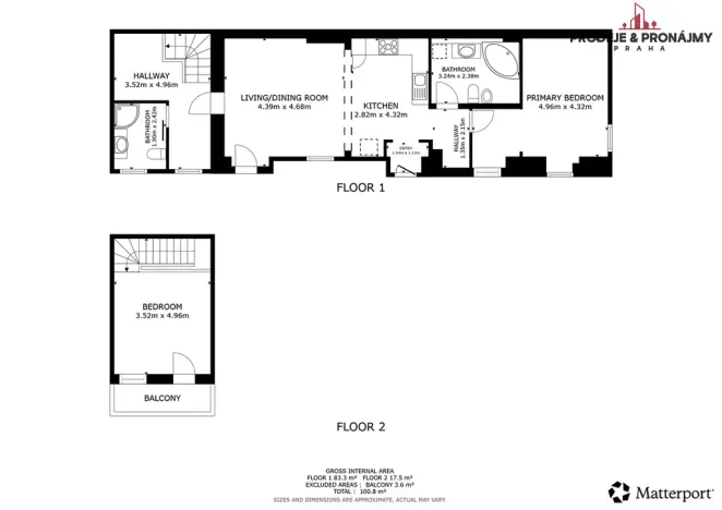 Prodej bytu 4+kk, Praha, Sokolovská, 92 m2