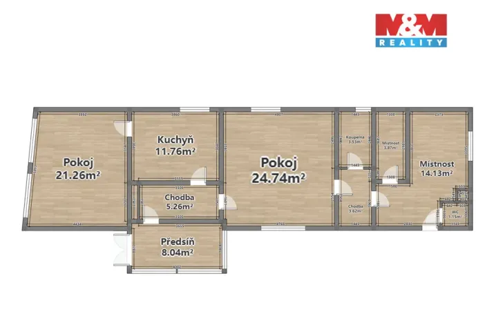 Prodej rodinného domu, Vstiš, 88 m2