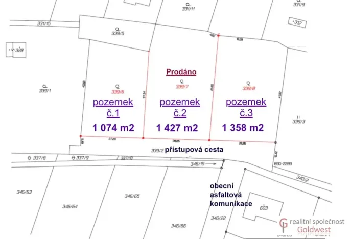 Prodej pozemku pro bydlení, Konárovice, Zadní Zájezd, 1290 m2